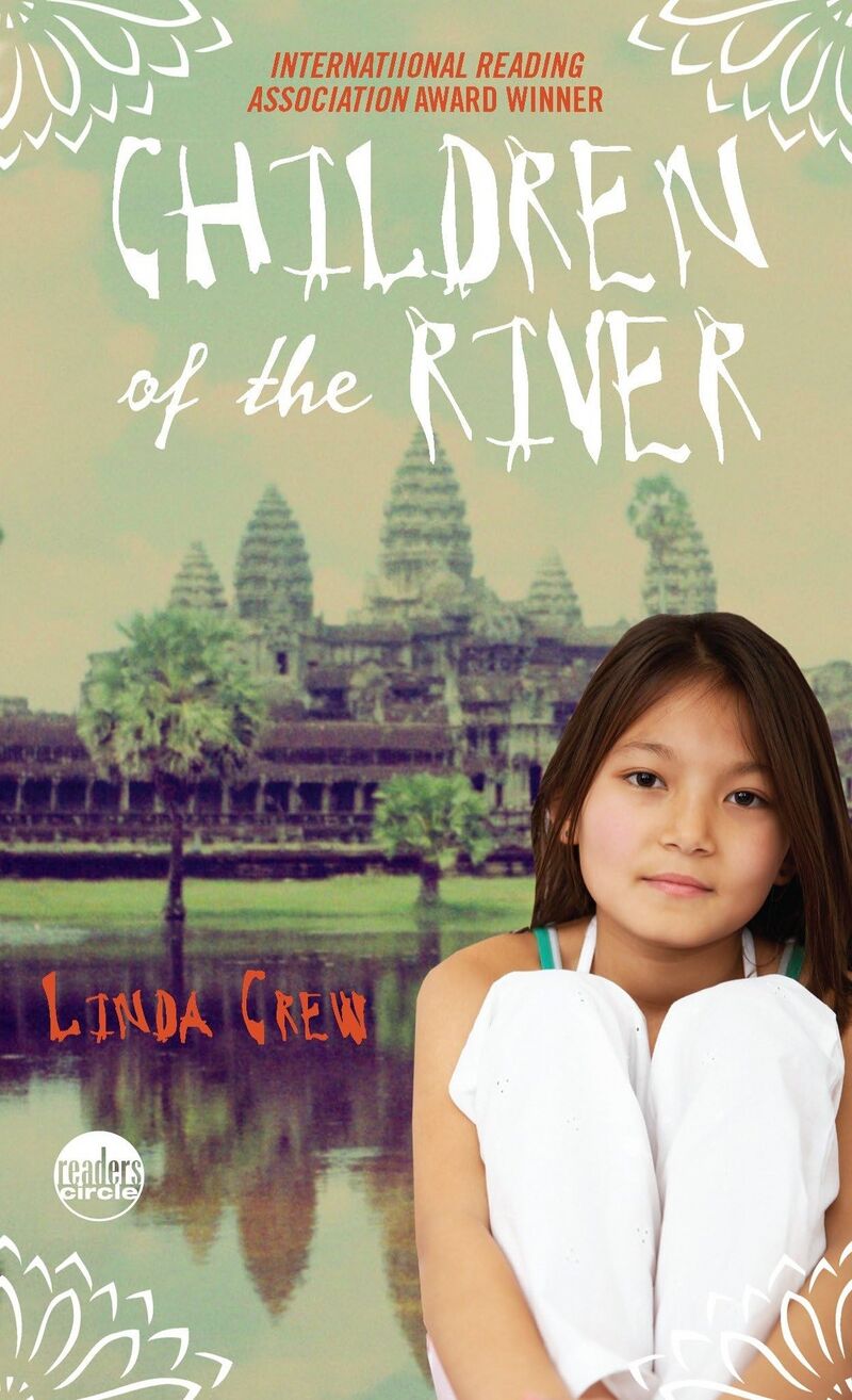 Cover showing a girl in a white blouse in front of Angkor Wat, with hand-lettered title.